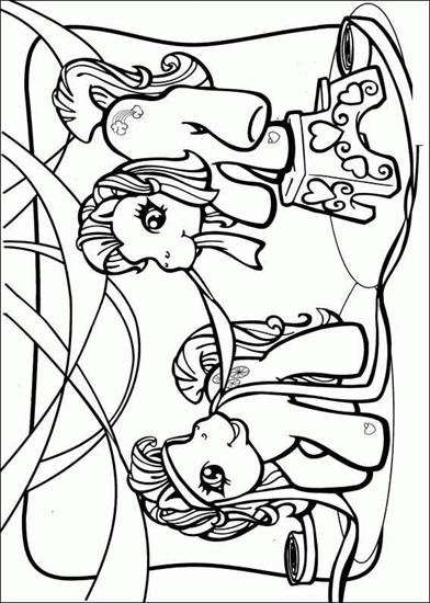 Kucyki Pony - Mój kucyk Pony - kolorowanka 104.GIF